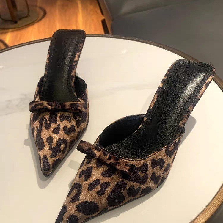 women's leopard-print pointed  - Ethnic Fashion Women ulasan dan harga