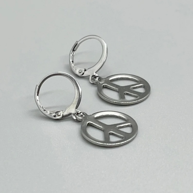 Stainless Steel PEACE SIGN Lev - Go Ethnic Fashion ulasan dan harga