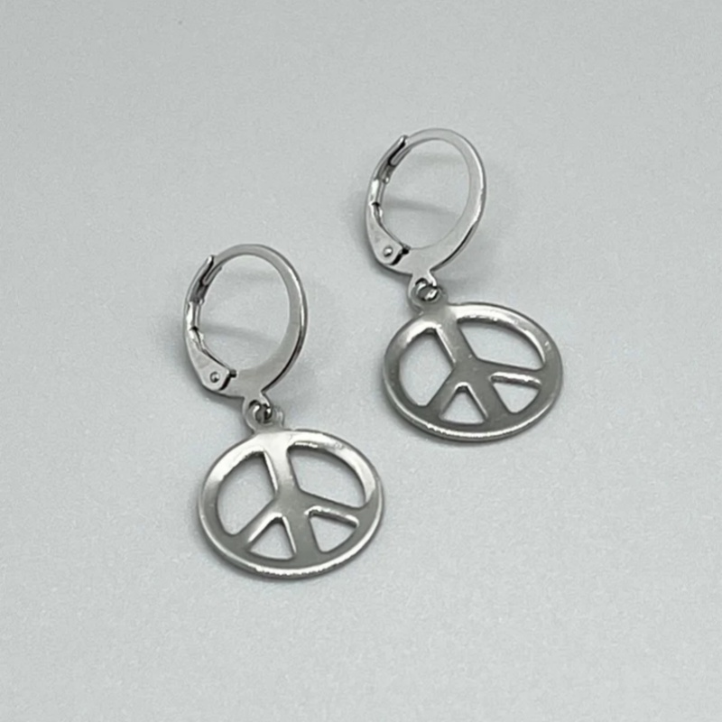 Stainless Steel PEACE SIGN Lev - Go Ethnic Fashion ulasan dan harga