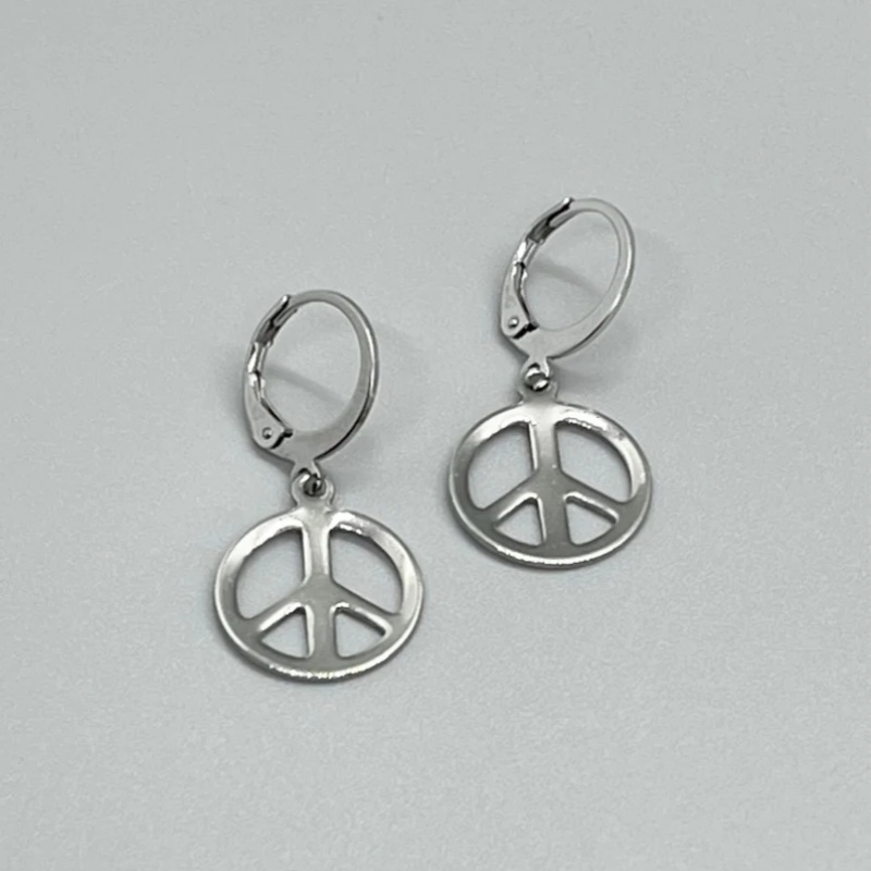Stainless Steel PEACE SIGN Lev - Go Ethnic Fashion ulasan dan harga