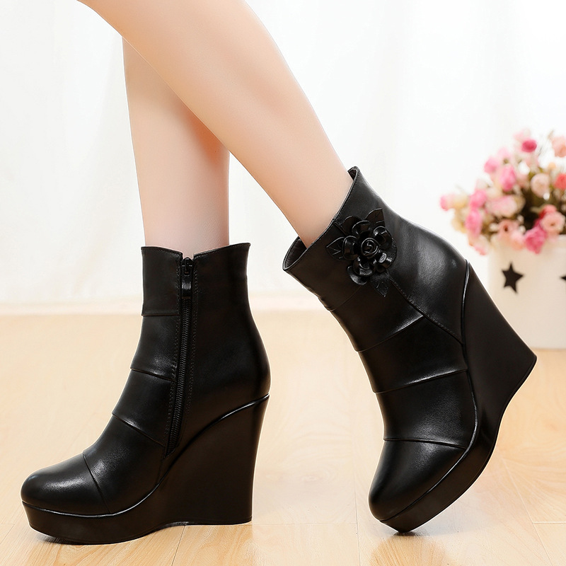 33-41 Plush Women's High Boots - Ethnic Modern Fashion ulasan dan harga