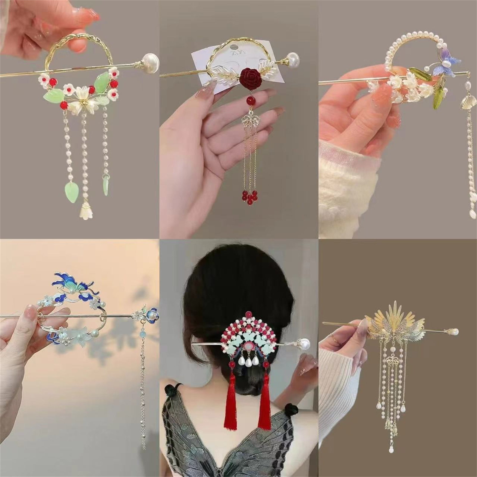 Ethnic Style Hairpin For Women - Go Ethnic Fashion ulasan dan harga