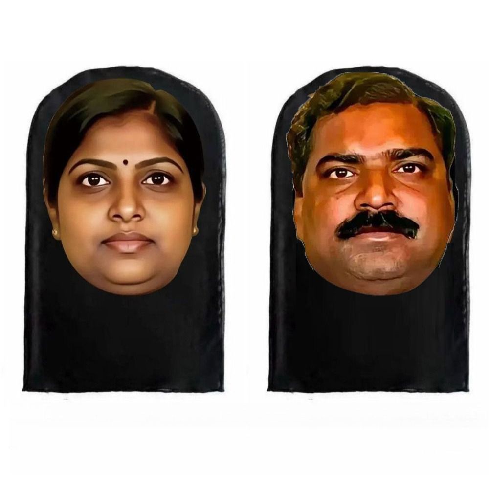 Funny Indian-style Mask Spoof  - Ethnic Fashion India ulasan dan harga