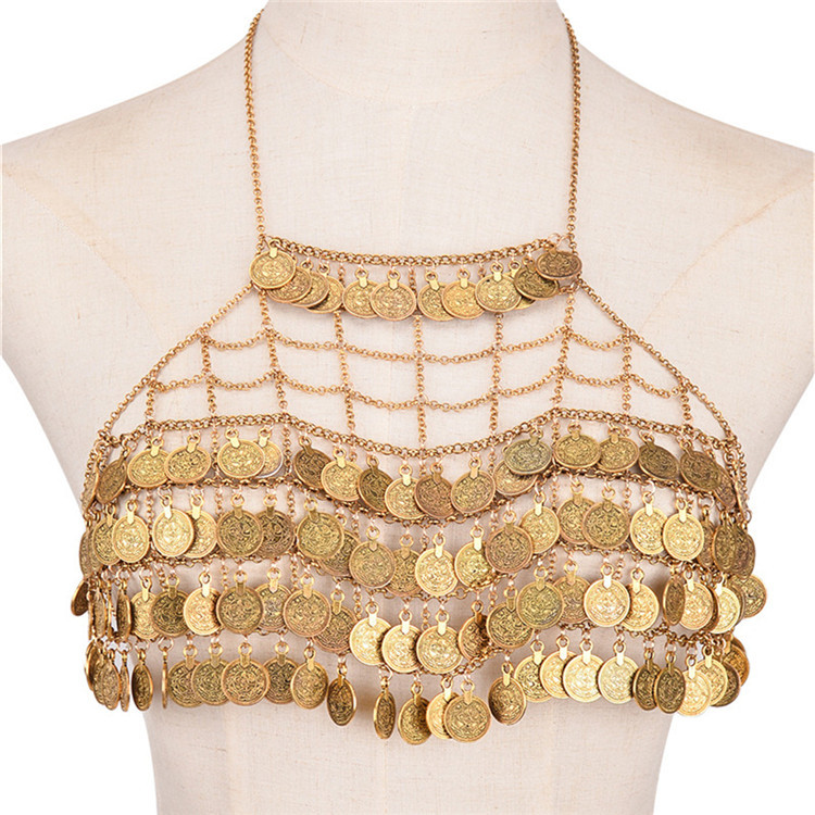 Beach Gypsy Coin Tassel Sexy B - Ethnic Fashion Co In ulasan dan harga