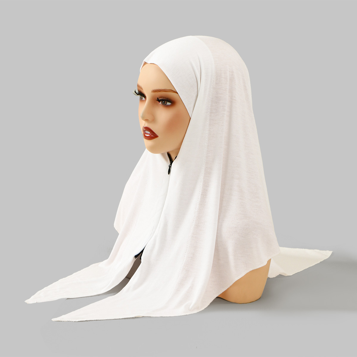 Zipper Design Muslim Hijab Sol - Ethnic Fashion Design ulasan dan harga