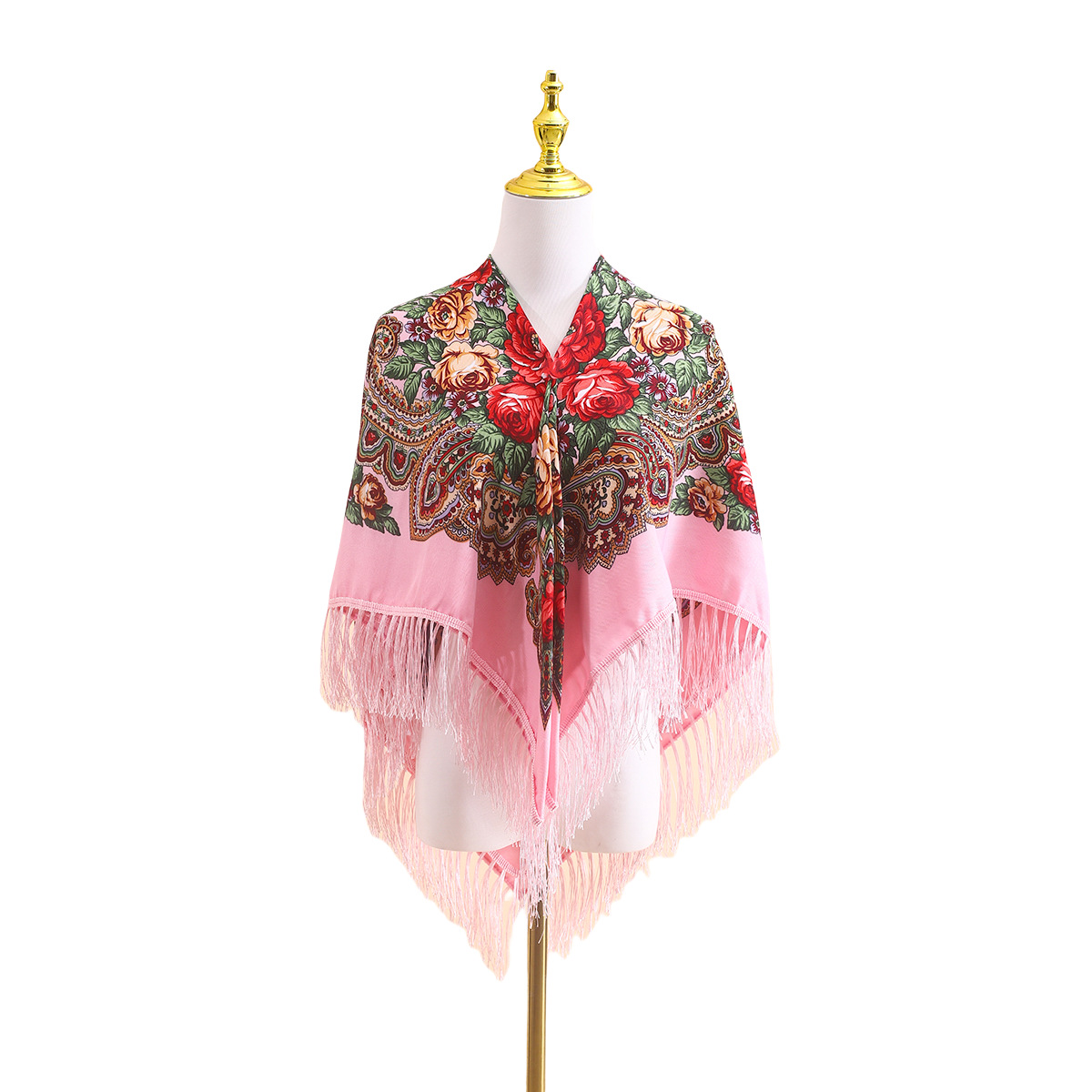 110cm  Russian Ethnic Shawl fo - Go Ethnic Fashion ulasan dan harga