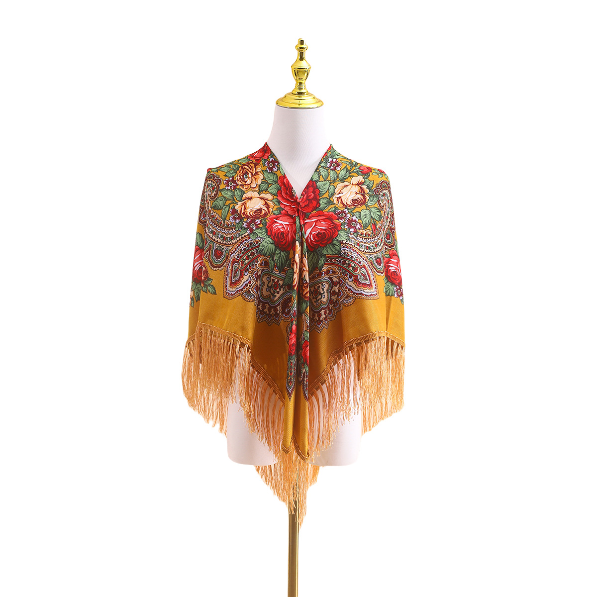 110cm  Russian Ethnic Shawl fo - Go Ethnic Fashion ulasan dan harga