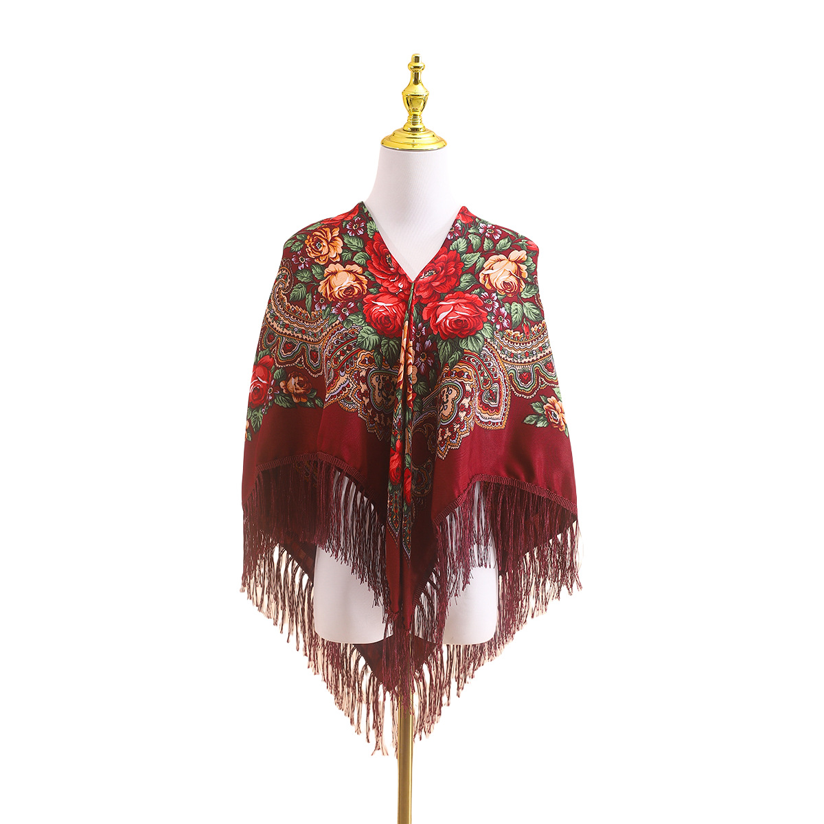 110cm  Russian Ethnic Shawl fo - Go Ethnic Fashion ulasan dan harga